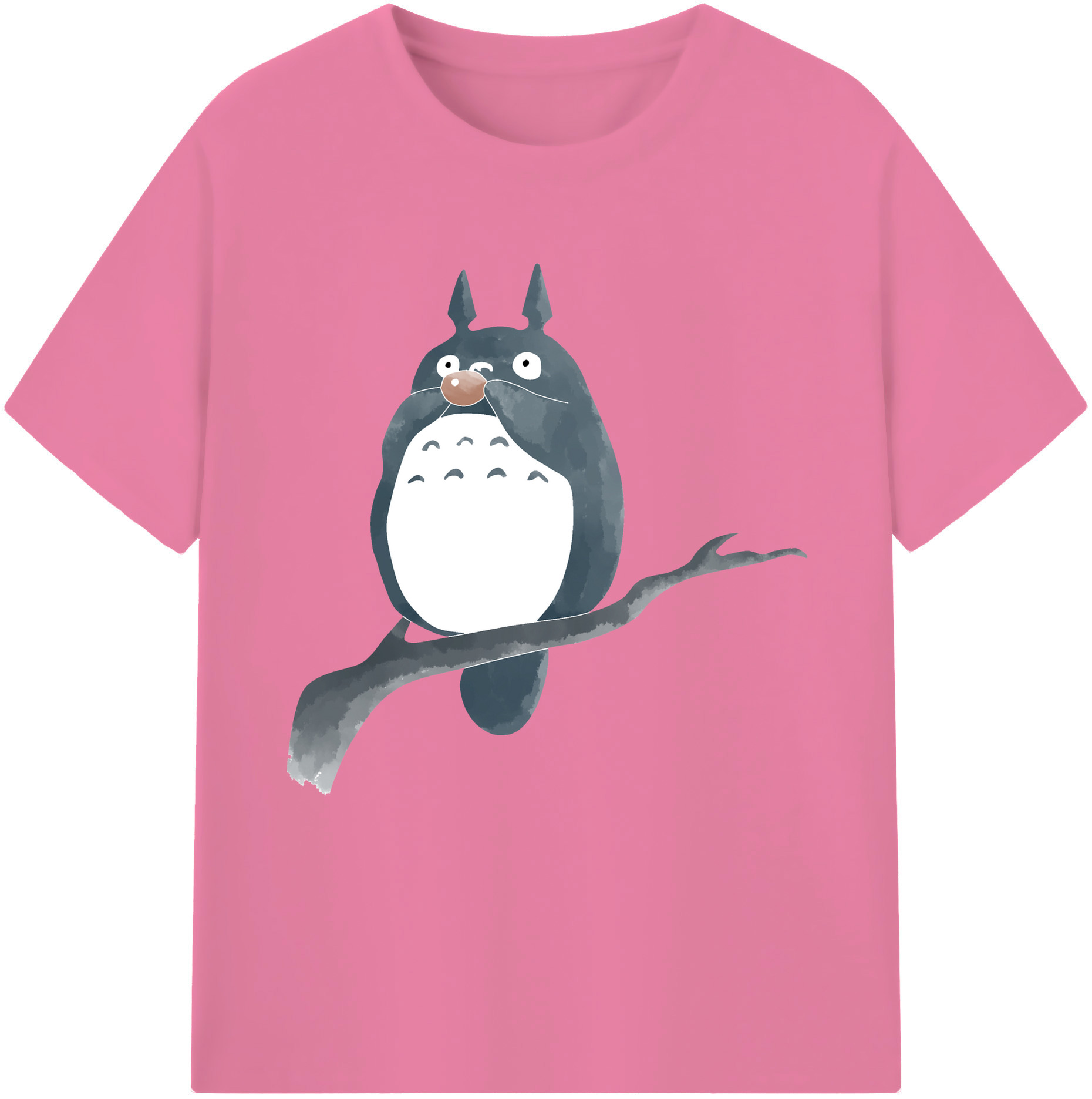 （画像用） となりのトトロ 草壁メイ 草壁サツキ My Neighbor Totoro Satsuki Kusakabe Mei Kusakabe 綿100％半袖Tシャツ（フロントプリント）